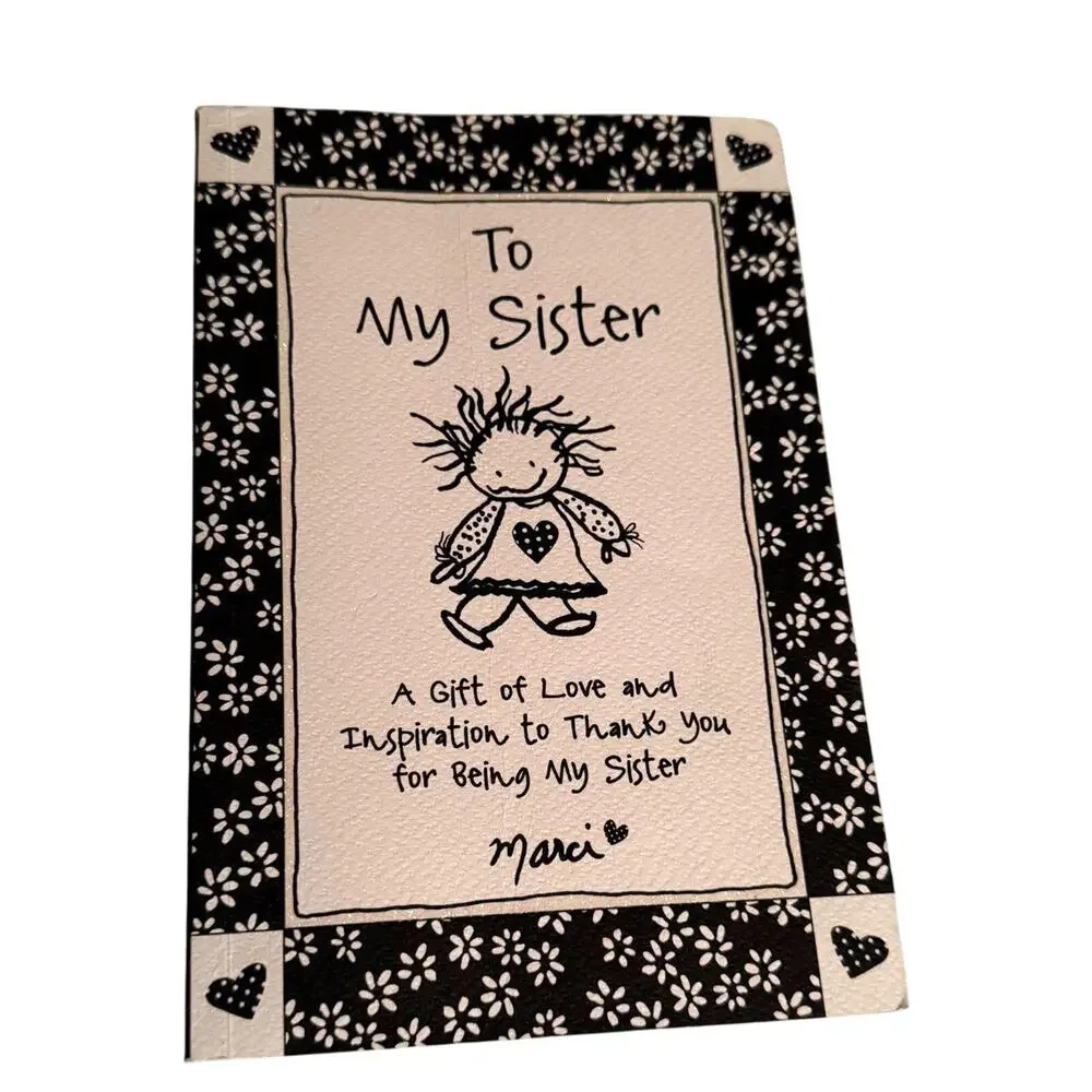 To My Sister Book - A Gift of Love and Inspiration by Marci Blue Mountain Gifts